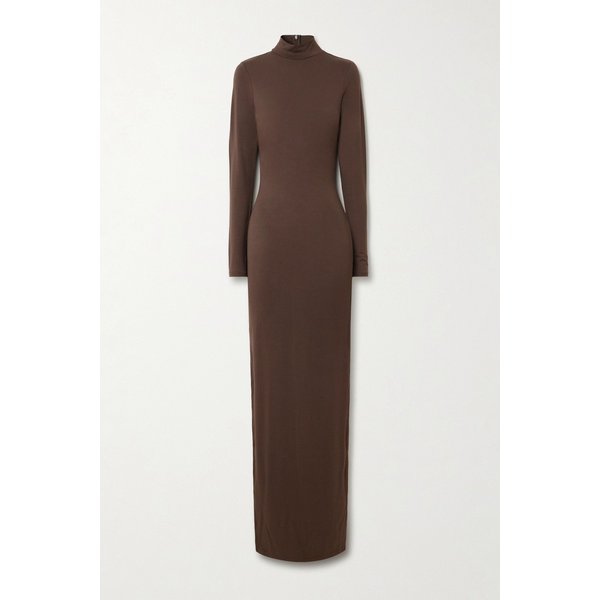 스킴스 스무스 레이어 터틀넥 롱 원피스 46376663162986080