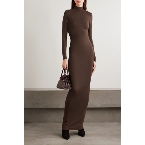 스킴스 스무스 레이어 터틀넥 롱 원피스 46376663162986080