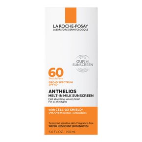 라로슈포제 안텔리오스 멜트 인 밀크 바디 앤 페이스 선 스크린 SPF 60 150ml