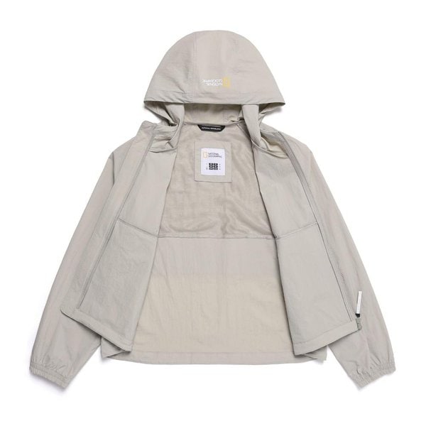 [여주점] N251WFT080 여성시그너스 우븐 스트레치 후드 바람막이 MOURNING BEIGE