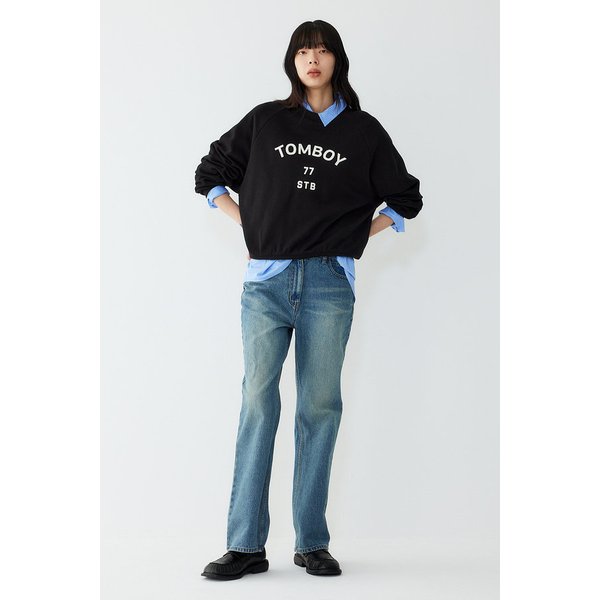 아플리케 레터링 맨투맨 91F5422784099