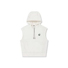 왁[WAAC]골프 (WWTCA24611IVX)Women WAACKY Jersey Hoodie Vest