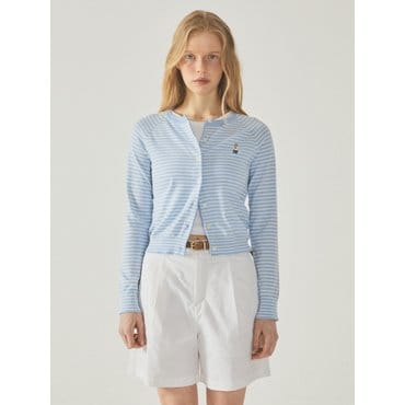 후아유 Steve Stripe Cardigan  WHCKF2361F