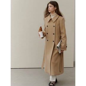 Double Button Long Coat(2color)