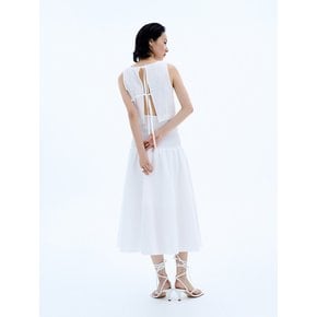 Tie Smog Dress Set_White