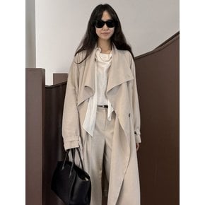 TIF DRAPED TRENCH COAT_2COLORS