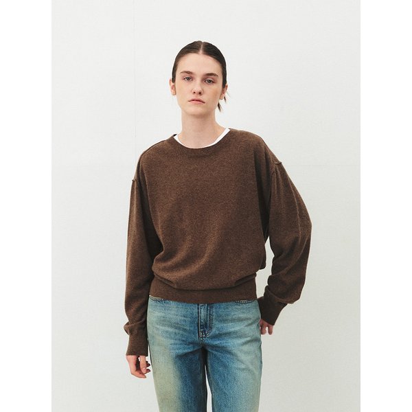 TFF WRAP MERINO WOOL KNIT TOP_3COLORS