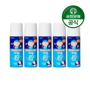 [유한양행] 해피홈 바르는 물파스 쿨액 80g(대용량) 5개