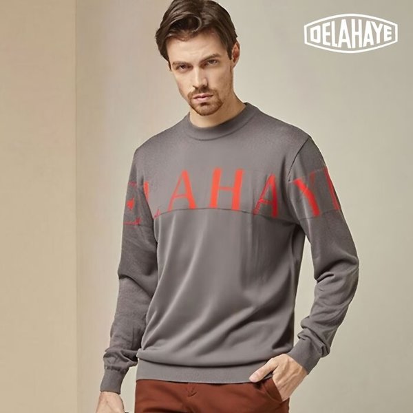 아트워크 남성 니트_그레이