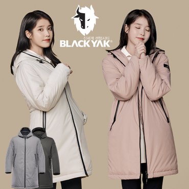 블랙야크 정상가 399,000 초특가 역시즌  공용 아이유 착용 다운 M코트니후드다운자켓 다운자켓