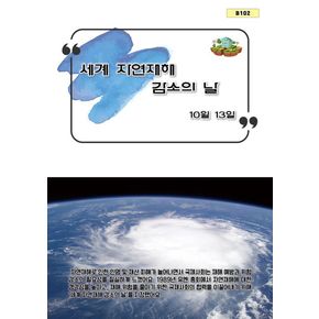 세계 자연재해 감소의 날