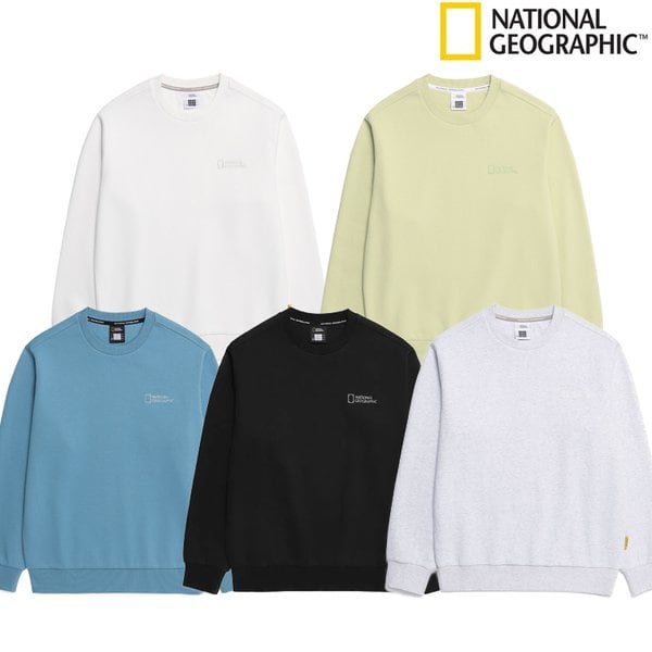 [시흥점] N251USW010 남여공용 폴하스 스몰로고 베이직핏 맨투맨