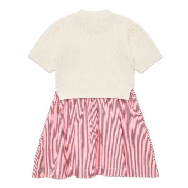 [여주점] [오프라벨 여주점] 블루독베이비 (CR) 케이블 레이어드 드레스 (45119-402-01)