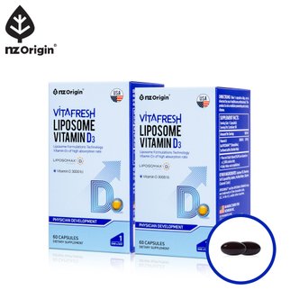 엔젯오리진 비타프레쉬 리포좀 비타민D3(60캡슐/1일1캡슐/2개월분) x 2통