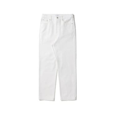 커스텀멜로우 아이보리 세미와이드 데님팬츠 CWPAS24282IVX