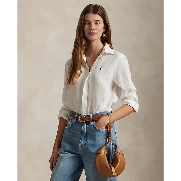 여성 클래식핏 리넨 셔츠(WMPOSHTNDO20768100)