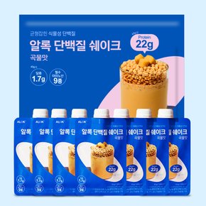 [ALOK 알록] 식물성 단백질 쉐이크 45g X 7개입 곡물맛(단백질 22g)