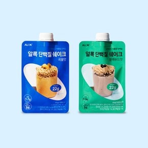 [ALOK 알록] 식물성 단백질 쉐이크 45g X 7개입 곡물맛(단백질 22g)