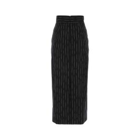 [알렉산더 맥퀸] Womens Skirt 769333QJADN 1080 Stripped