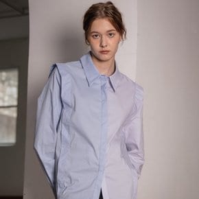 YY_Two-tone loose shirt