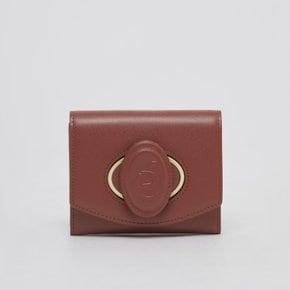Oval wallet(Red clay)_OVADX24002CHC