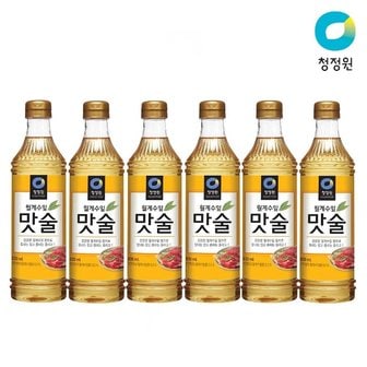  청정원 월계수잎 맛술 830ml 6개