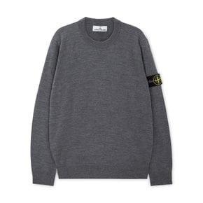 남성 와펜 패치 그레이 니트 8115510C4 V0M67