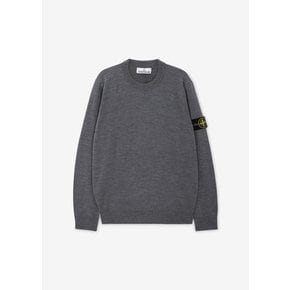 남성 와펜 패치 그레이 니트 8115510C4 V0M67