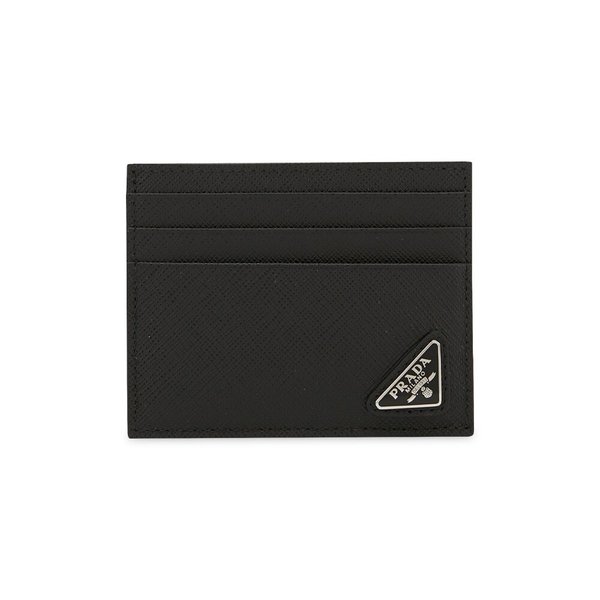 프라다 남성 사피아노 삼각로고 블랙 카드지갑 2MC223 QHH F0002