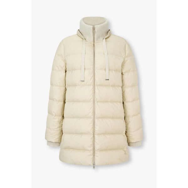 니티드 트리밍 다운 코트 IA15417030104