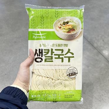  풀무원 생칼국수 1kg_아이스박스포장