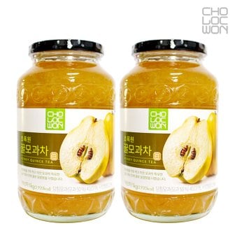  초록원 꿀모과차 1KG + 1KG (2KG) 액상차 과일청