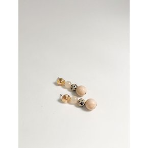 누드 앤 달마시안 달마시안 이어링 Nude & dalmatian bubble earrings
