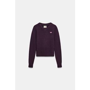 ZARA 자라 프루트 오브 더 룸 브이넥 니트 스웨터 2142 324 611