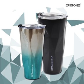 락 스텐레스 텀블러 2종C 오션블루600ml+블랙900ml