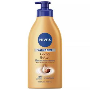 미국직구 NIVEA 니베아 바디로션 코코아 버터 딥 너리싱 세럼 1000ml