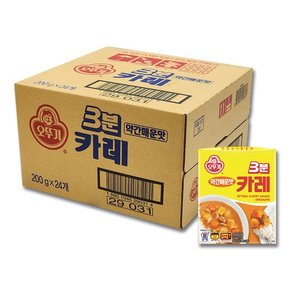 3분 카레 약간매운맛 200g X 24개 1BOX/실온보관