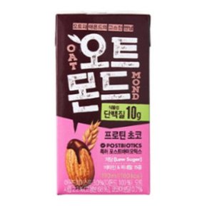 연세유업 롯데칠성음료 오트몬드 프로틴 초코 190ml x 24개