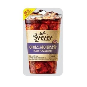 칸타타 아이스커피 헤이즐넛 230ml x 30개 bt