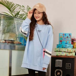 여아 롱기장 소매 포인트 맨투맨 T shirt_P345678171