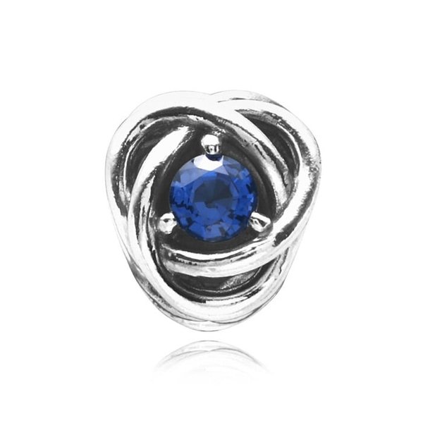 판도라 790065C07 블루 이터니티 서클 참(9월탄생석)