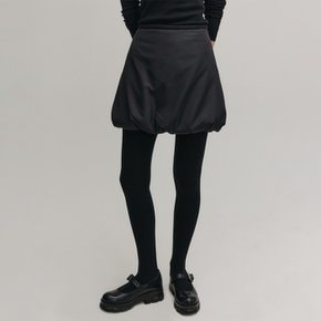 브린 숏 패딩 스커트_블랙 / BRYNN SHORT PADDING SKIRT_BLACK