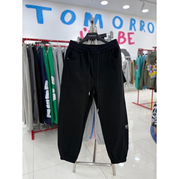 [여주점] 사이드베어조거팬츠,남여공용팬츠,커플팬츠,블랙JHZZ80419