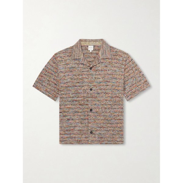 캠프 칼라 코튼 니트 셔츠 46376663163000919