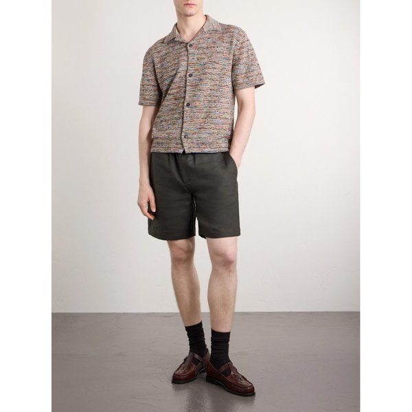 캠프 칼라 코튼 니트 셔츠 46376663163000919