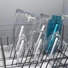 6pcs Spiked-Glasses Glass Holder for Dishwasher Alleskonner Universal Attachment Dish Rack