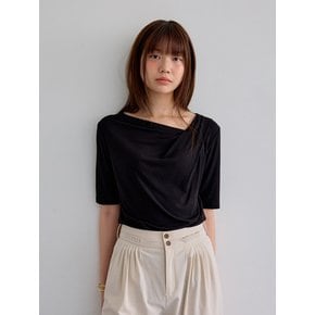 AR_Classic swing collar top_BLACK