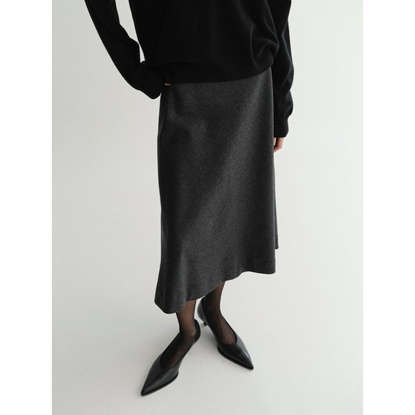 LOE WOOL FLARE SKIRT (2 COLORS)