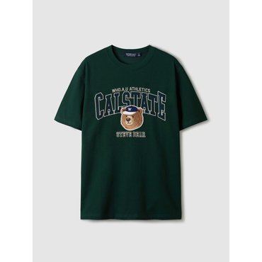 후아유 Steve Campus Patch T-shirt[B] WHRPE3792U