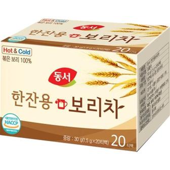 셀러허브 동서 한잔용 보리차 1.5g x 20T (S11551502)
